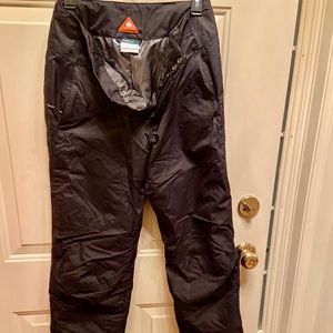 Columbia Omni-Heat Black Ski/Snow pants women’s Small